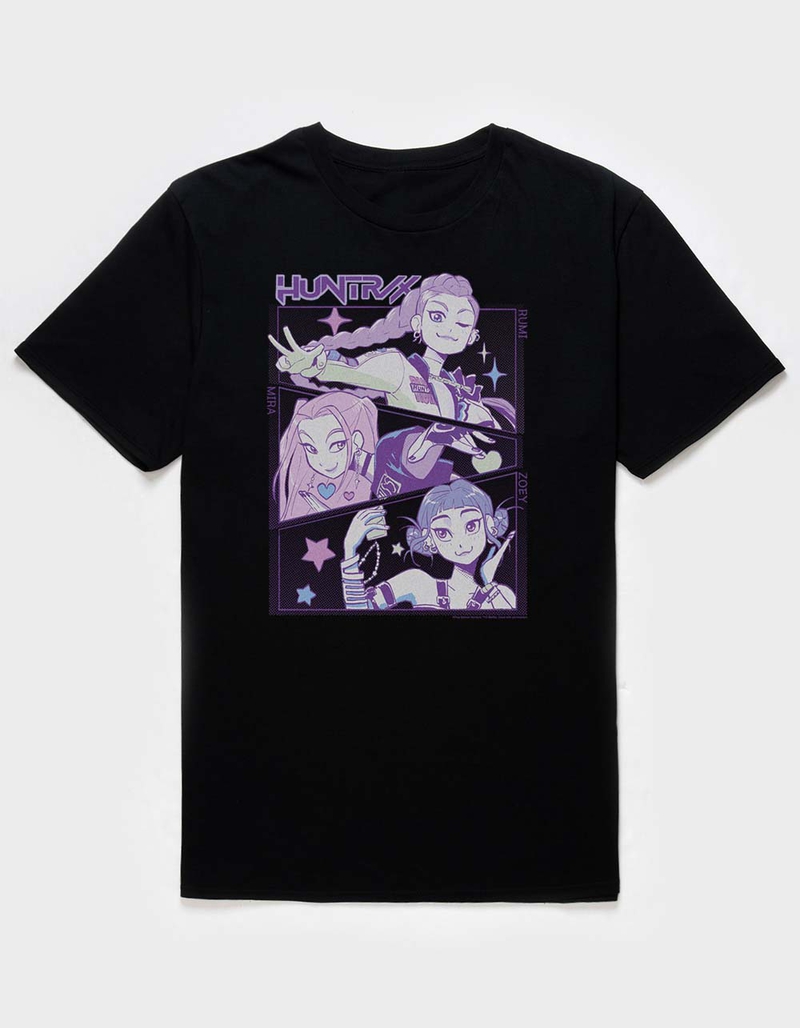 KPOP DEMON HUNTERS Huntrix Group Panels Unisex Tee image number 0