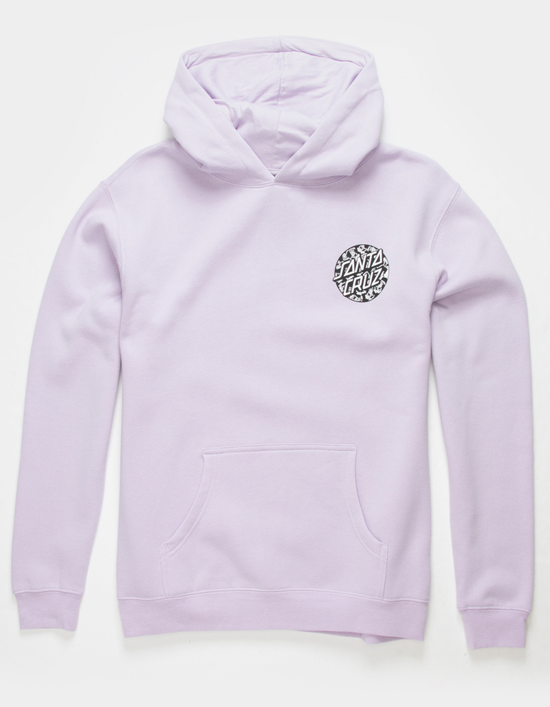 SANTA CRUZ Skeleton Dot Girls Oversized Hoodie image number 2