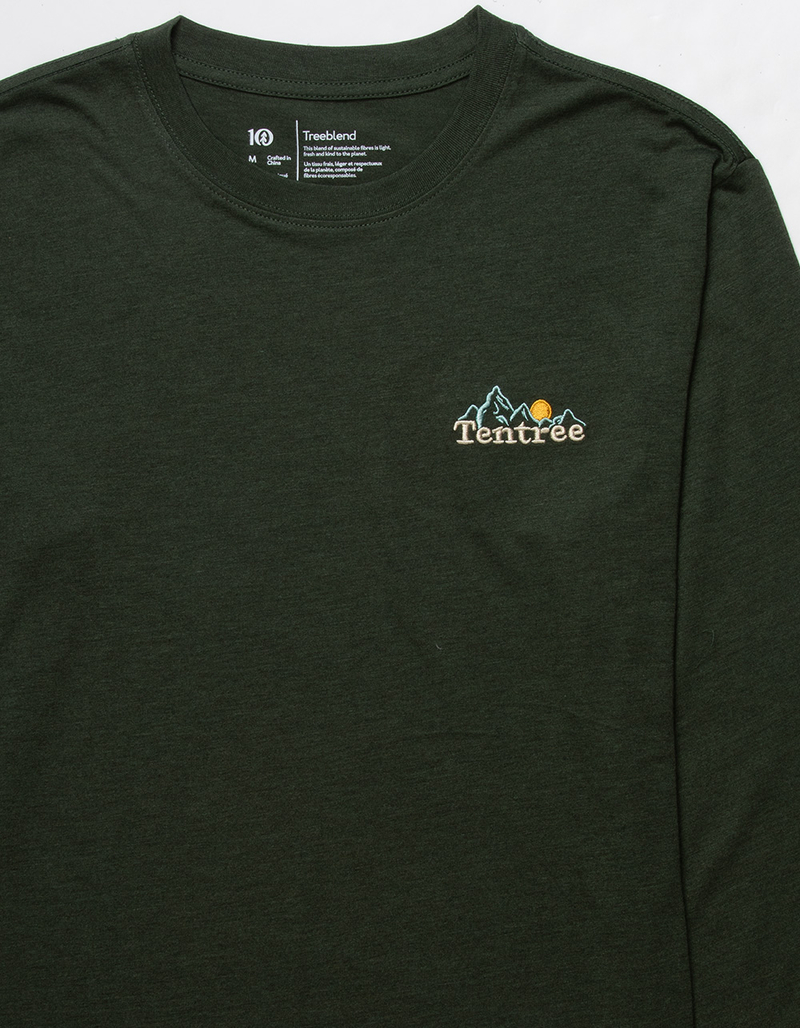TENTREE Mountain Wordmark Mens Long Sleeve Tee image number 1