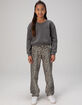 RSQ Girls Low Rise Leopard Print Baggy Jeans image number 1