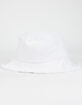 Frayed Womens White Bucket Hat image number 2
