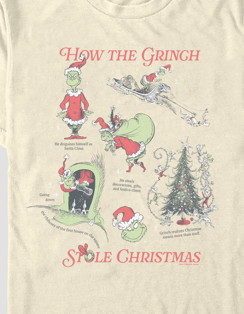 DR. SEUSS How Grinch Stole Christmas Unisex Tee image number 1