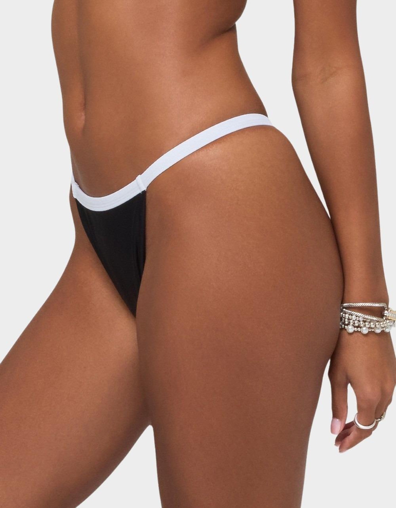 EDIKTED Atalia Contrast Bikini Bottoms image number 1