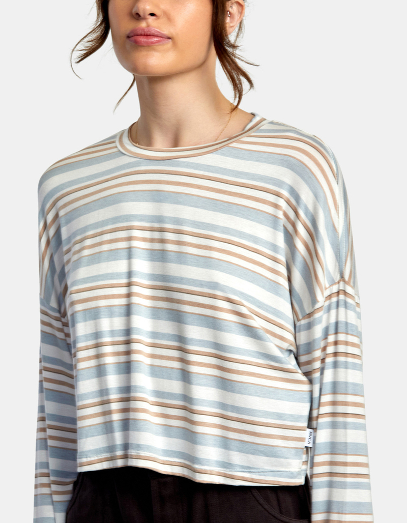 RVCA Countdown II Womens Long Sleeve Knit Top image number 3