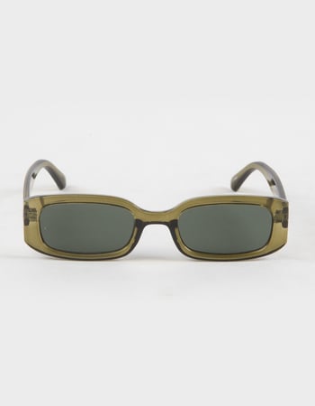 RSQ Rectangle Plastic Sunglasses Alternative Image
