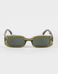 RSQ Rectangle Plastic Sunglasses image number 2