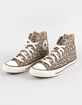 CONVERSE Chuck Taylor All Star Womens Leopard Print High Top Shoes image number 2