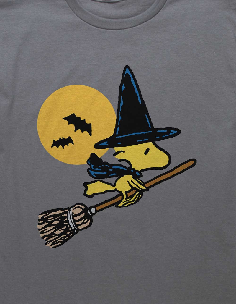 PEANUTS Woodstock Broomstick Unisex Kids Tee CHARCOAL Tillys