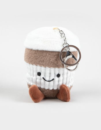 FULL TILT Coffee Cup Plush Bag Charm Primary Image