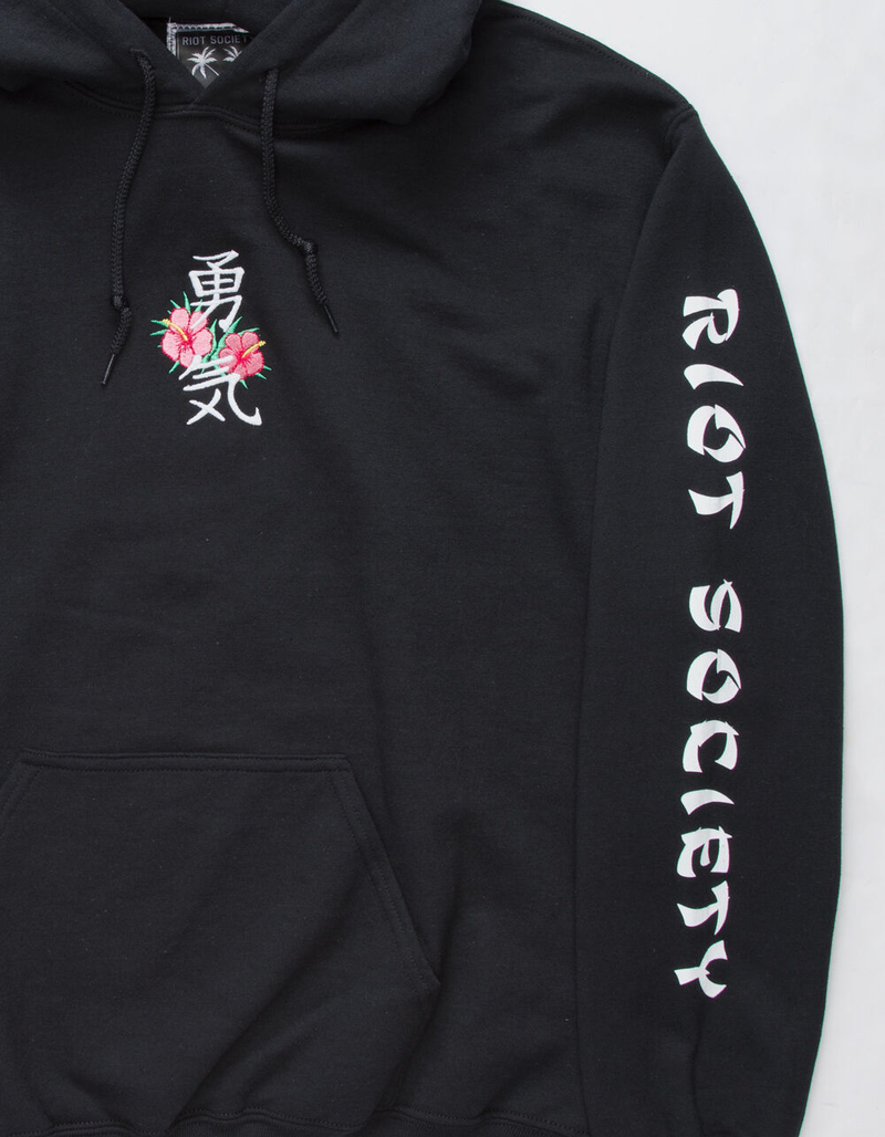 RIOT SOCIETY Kanji Mens Hoodie image number 2