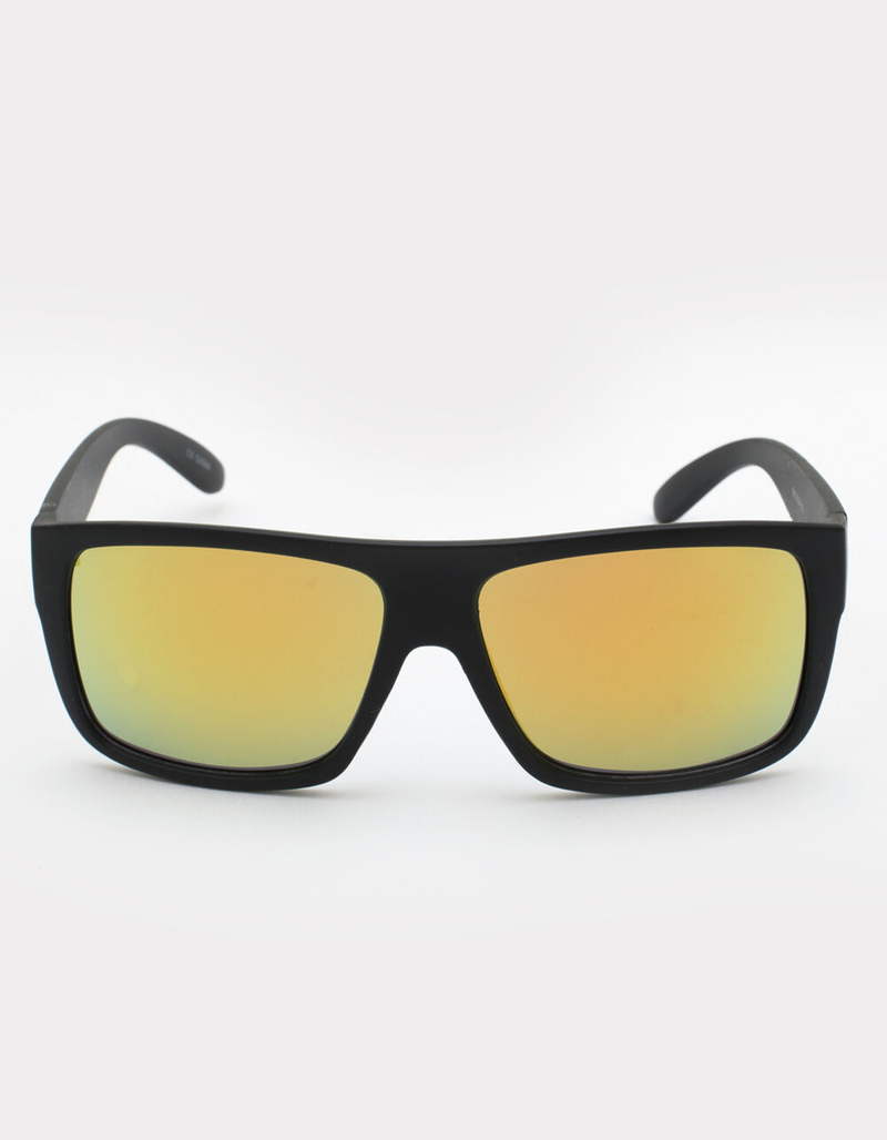 Reflective Plastic Square Sunglasses image number 1