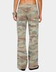 EDIKTED Kenan Straight Leg Camo Sweatpants image number 3