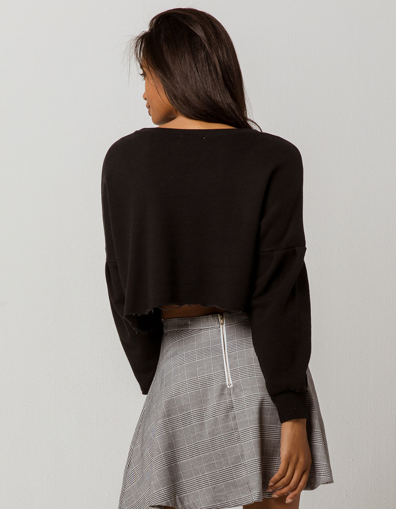 COCO & JAIMESON Crop Womens Sweatshirt image number 2