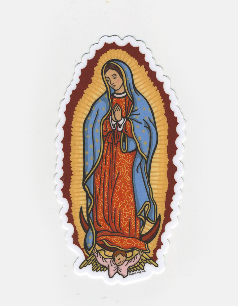 BLANK TAG CO. The Virgin De Guadalupe Sticker image number 0