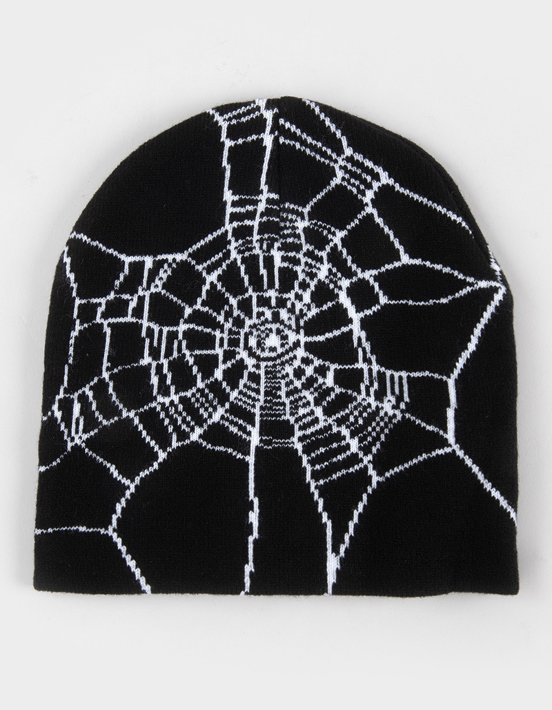 Spider Web Skully Beanie image number 0