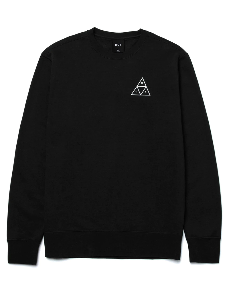 HUF Essential Triple Triangle Mens Crew Sweatshirt image number 1
