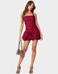 EDIKTED Bryn Bubble Skirt Mini Dress image number 1