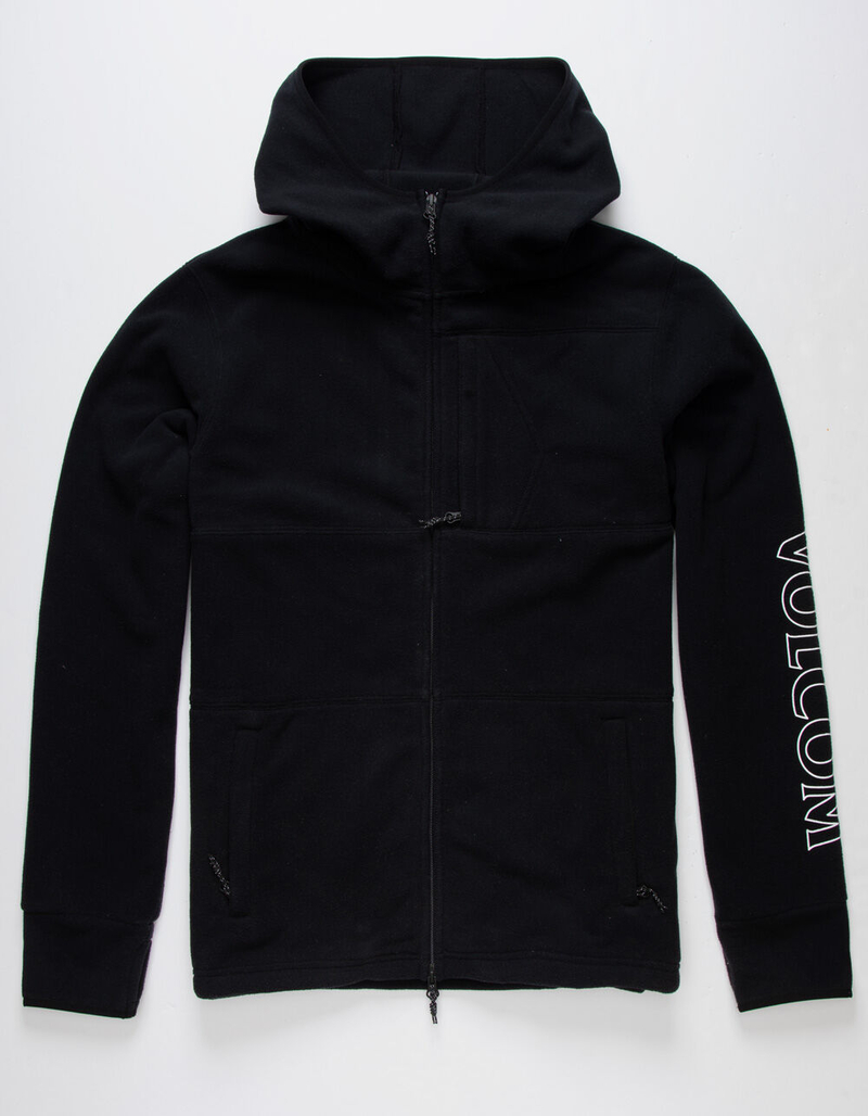 VOLCOM Mens Black Fleece Hoodie image number 0