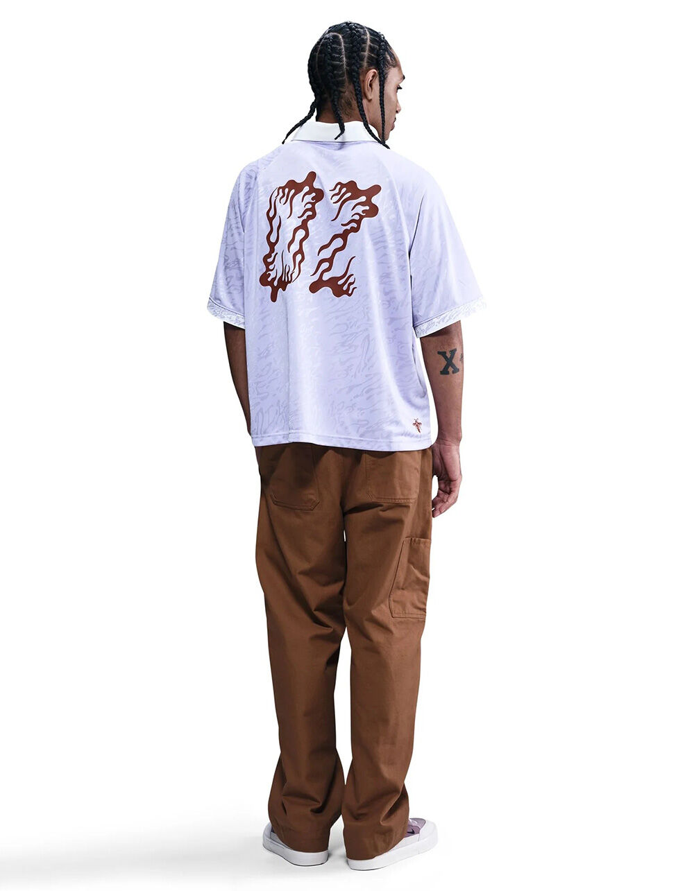 NIKE SB Dri-FIT Jacquard Mens Skate Jersey - LAVENDAR | Tillys