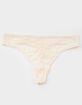 FULL TILT Lace White Thong image number 1