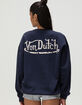 VON DUTCH F+B Womens Crewneck Sweatshirt image number 1