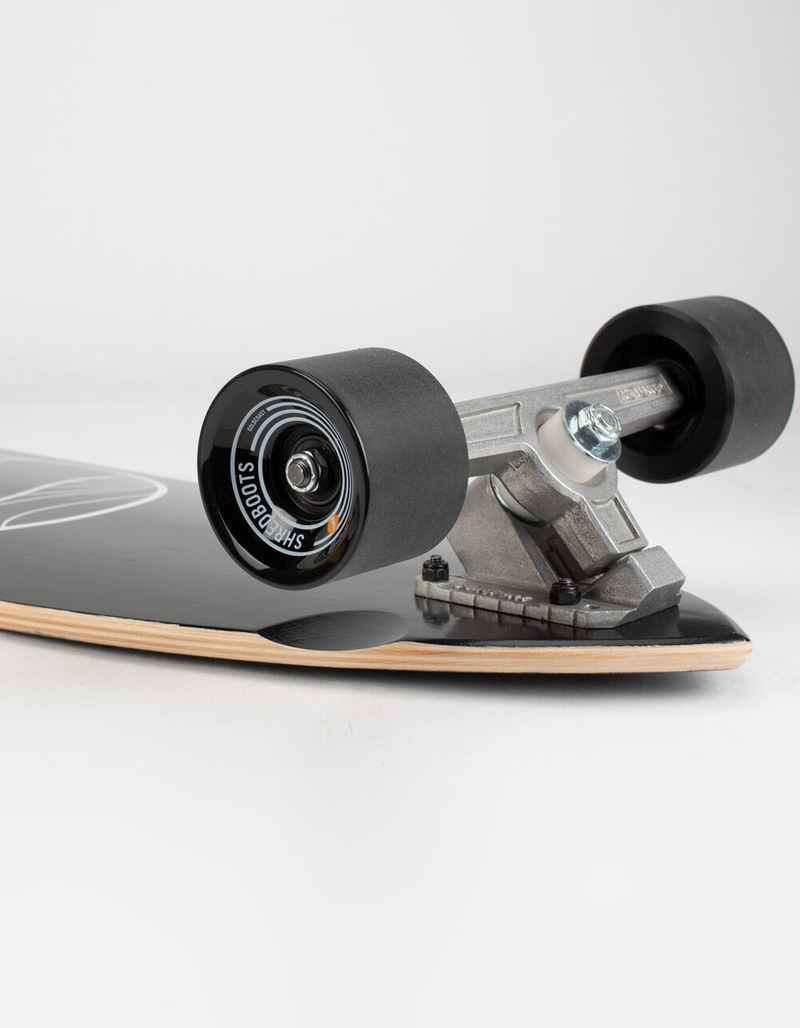 GOLDCOAST Classic Black Pintail 37.75" Longboard Skateboard image number 2