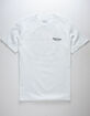 DEATH COAST SUPPLY Locals Only White Mens T-Shirt image number 2