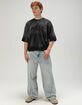 RSQ Mens Textured Baggy Crop Tee image number 6