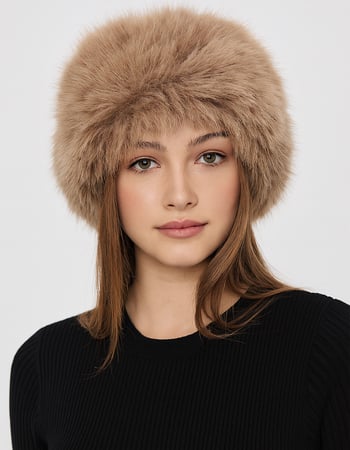 Faux Fur Bucket Hat Alternative Image