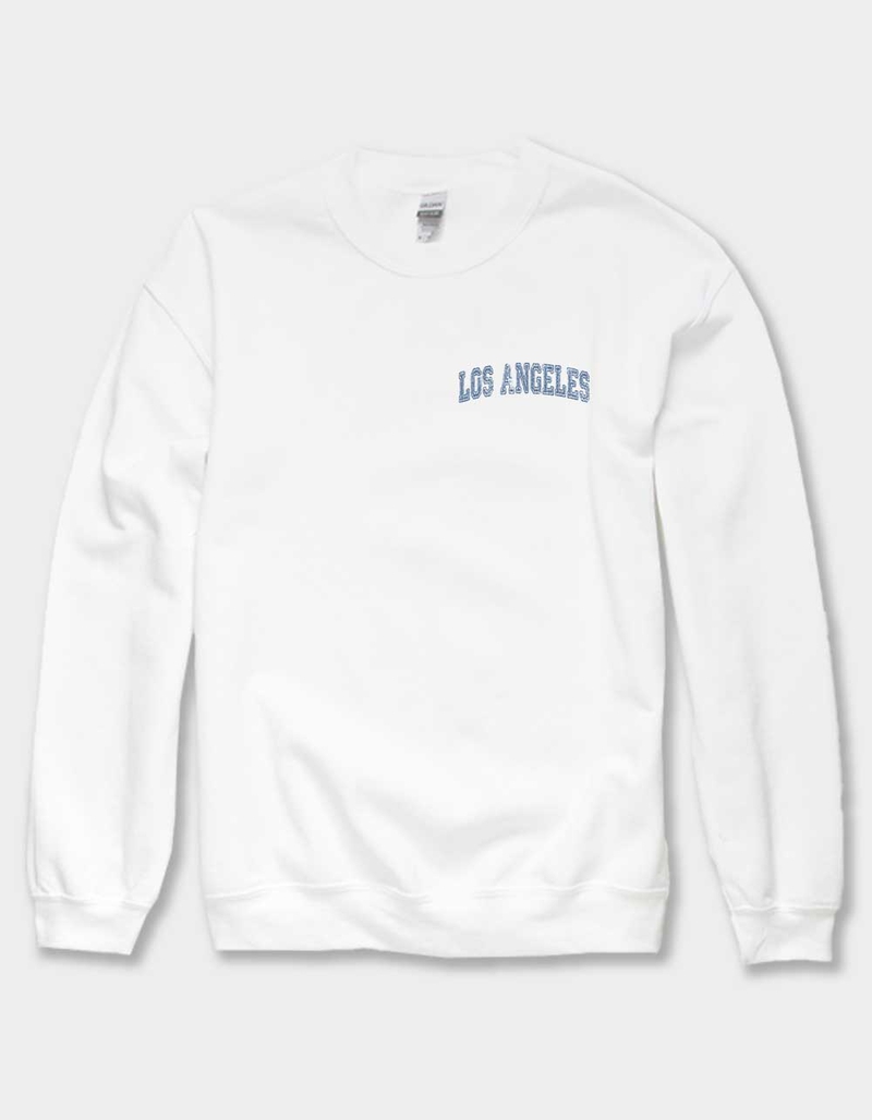 LOS ANGELES Baseball Icons Distressed Unisex Crewneck Sweatshirt image number 0