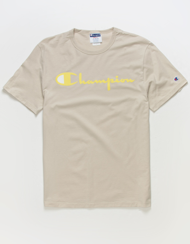 CHAMPION Lightweight Core Mens Tee SAND Tillys