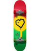 BLUEPRINT Spray Heart Rasta 8" Complete Skateboard