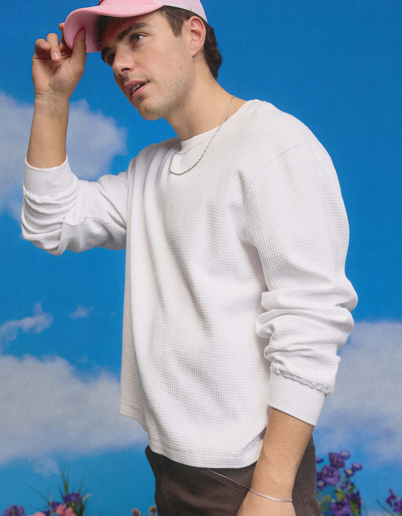 RSQ Mens Washed Boxy Thermal image number 0