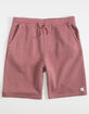 RSQ Fleece Mens Maroon Sweat Shorts image number 2