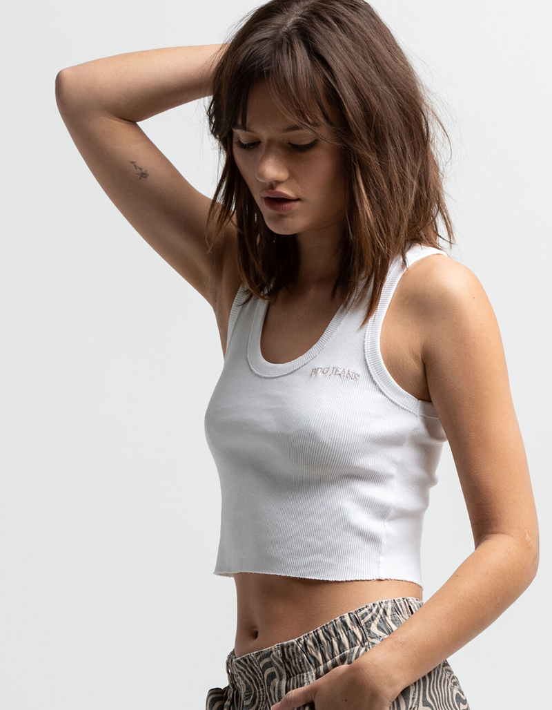 Floerns Top Donna In Finta Pelle Taglie Forti – Canotta Con Allacciatura Davanti, Scollo Tondo - 5