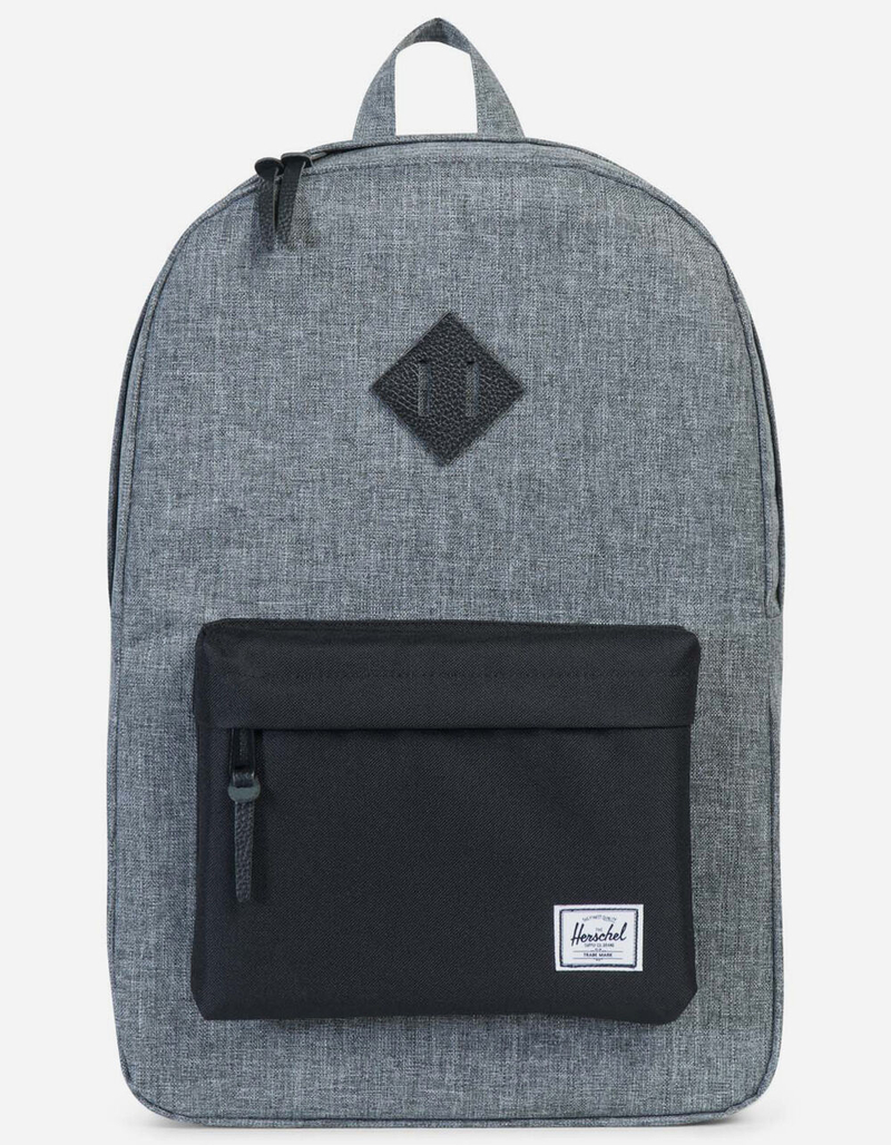 HERSCHEL SUPPLY CO. Heritage Raven Crosshatch & Black Backpack image number 0