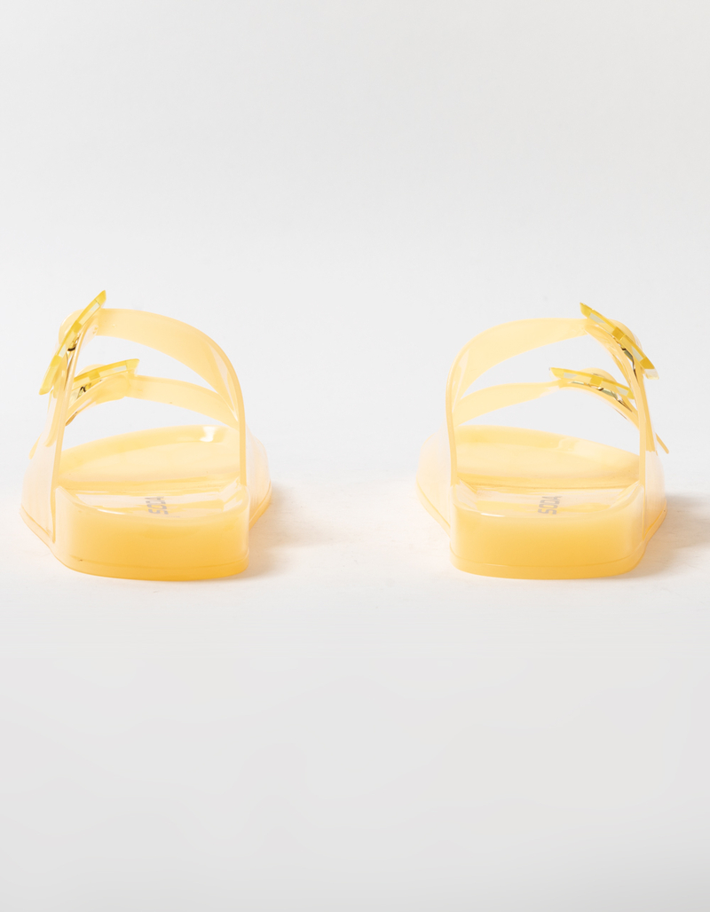 SODA Buckle Jelly Womens Slide Sandals image number 3