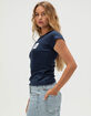 RSQ Womens 10 Baby Tee image number 3