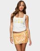 EDIKTED Lemon Drop Ribbed Tank Top image number 1
