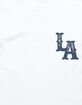 LOS ANGELES Baseball Distressed Unisex Long Sleeve Tee image number 3