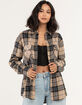 RSQ Easy Check Womens Oversized Flannel  image number 1