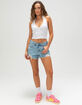 RSQ Womens Pointelle Halter Top image number 2