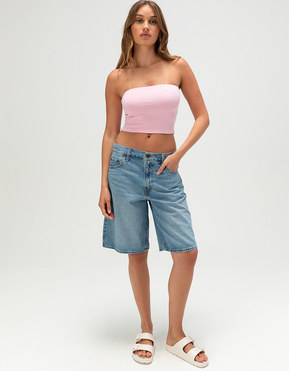 (取寄) リーバイス プレミアム レディース バギィ ダッド ジョート Levi's Premium women Baggy Dad Jort Take Everyday LEVI'S Premium Baggy Womens Dad Jorts - Take Everyday - MEDIUM