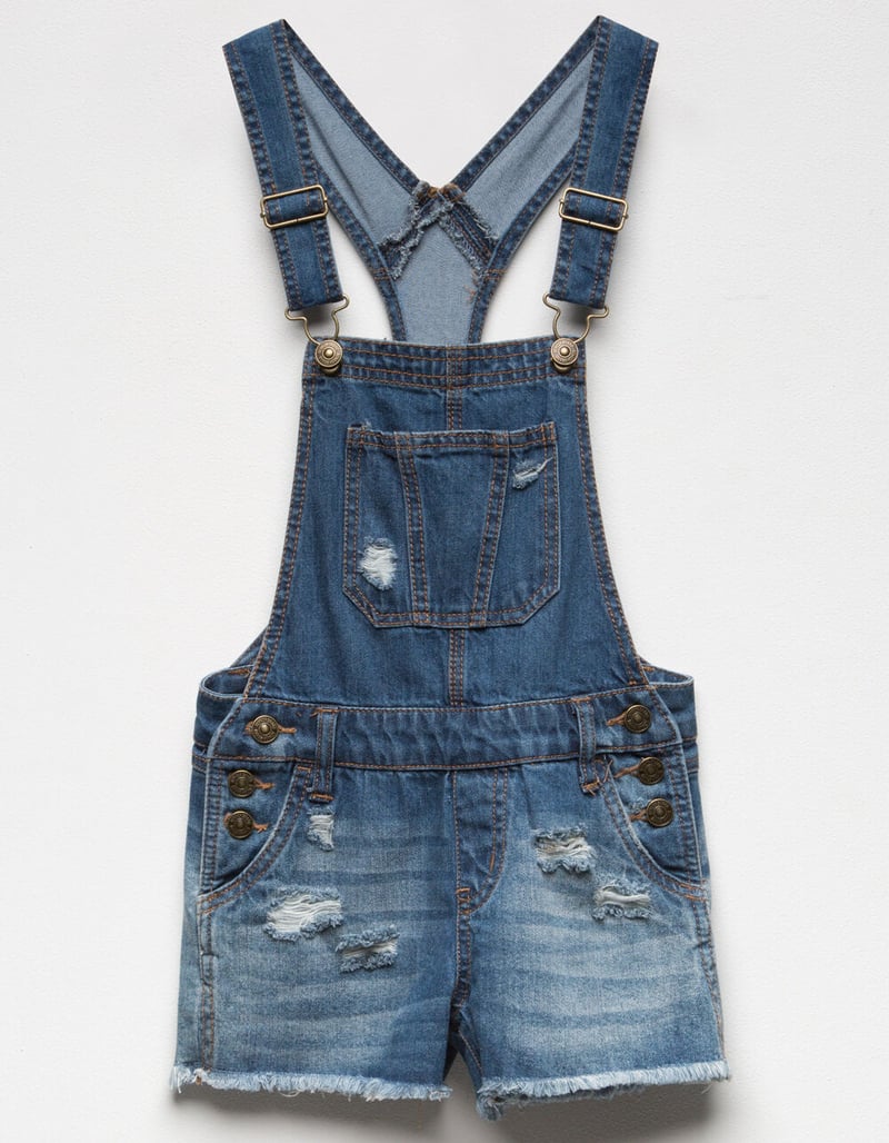 REWASH Ripped Girls Shortalls image number 0