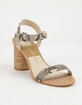 DOLCE Vita Jadyn Snake Print Stella Womens Heeled Sandals image number 1