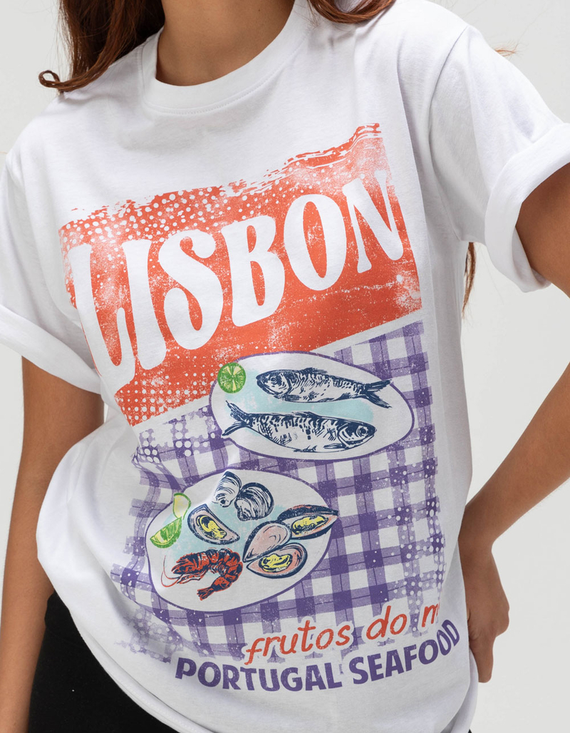 RSQ Womens Lisbon Boyfriend Tee image number 2