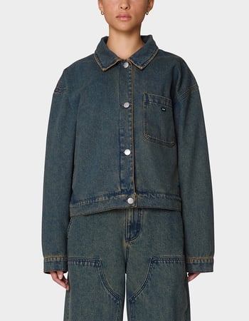 OBEY Ines Womens Denim Jacket Primary Image