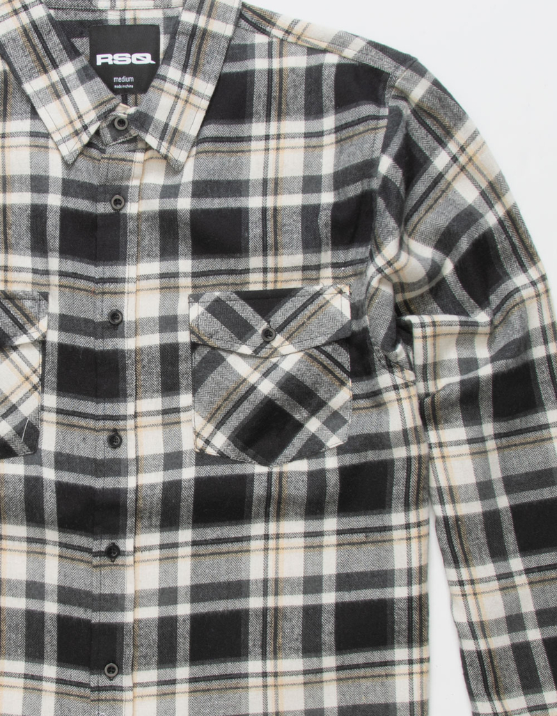 RSQ Mens Plaid Flannel image number 4