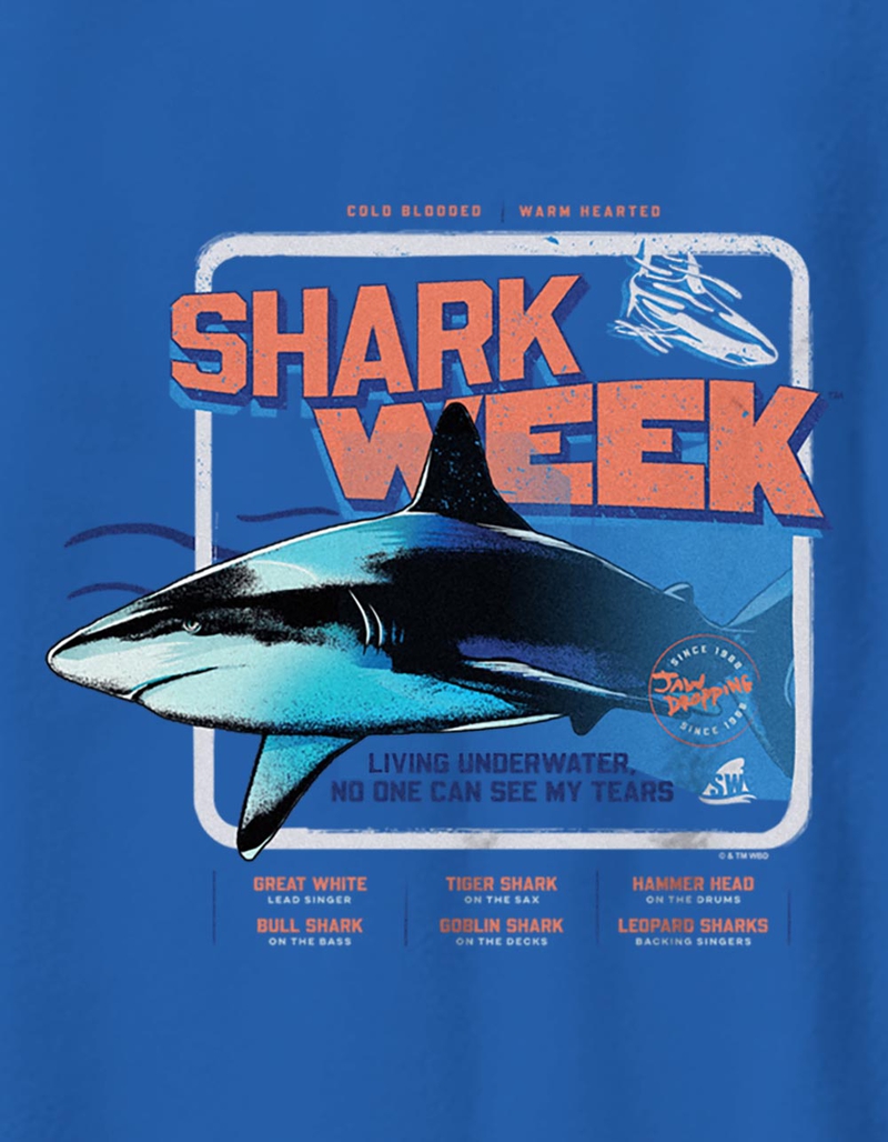 SHARK WEEK Shark Names Unisex Kids Tee image number 1