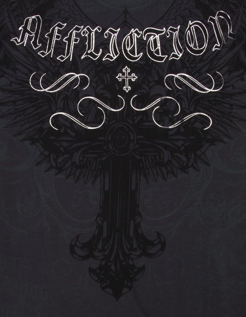 AFFLICTION Frozen Sacrifice Mens Tee image number 2